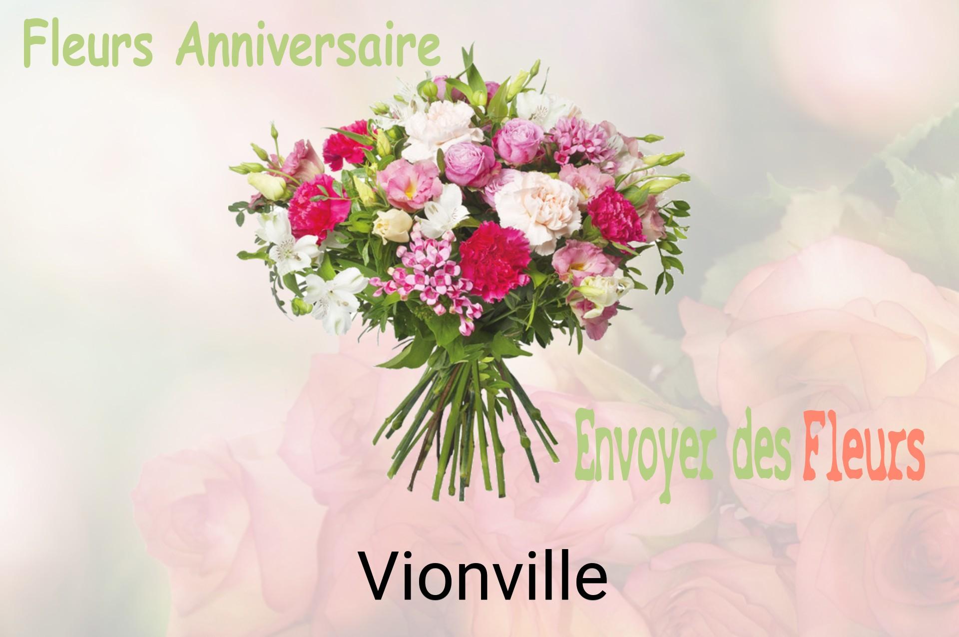Bouquet de fleurs d’anniversaire livré à Vionville