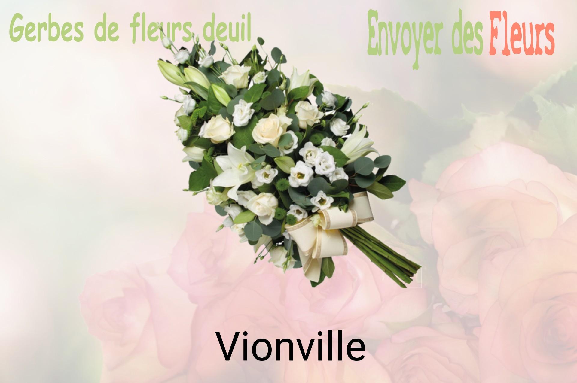 Gerbe de fleurs de deuil livrée à Vionville